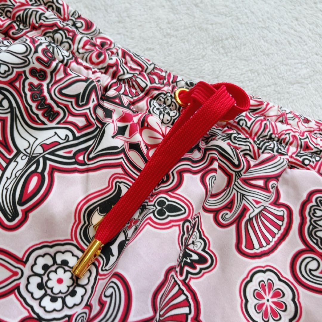 美品　マークアンドロナ　近年　セットアップ　ジャケット　スカート　花柄　ピンク