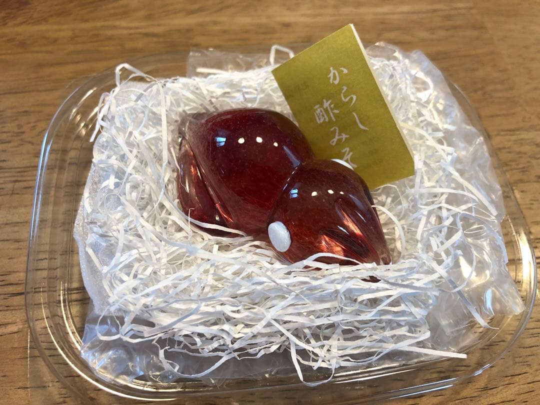 ガラスのホタルイカ