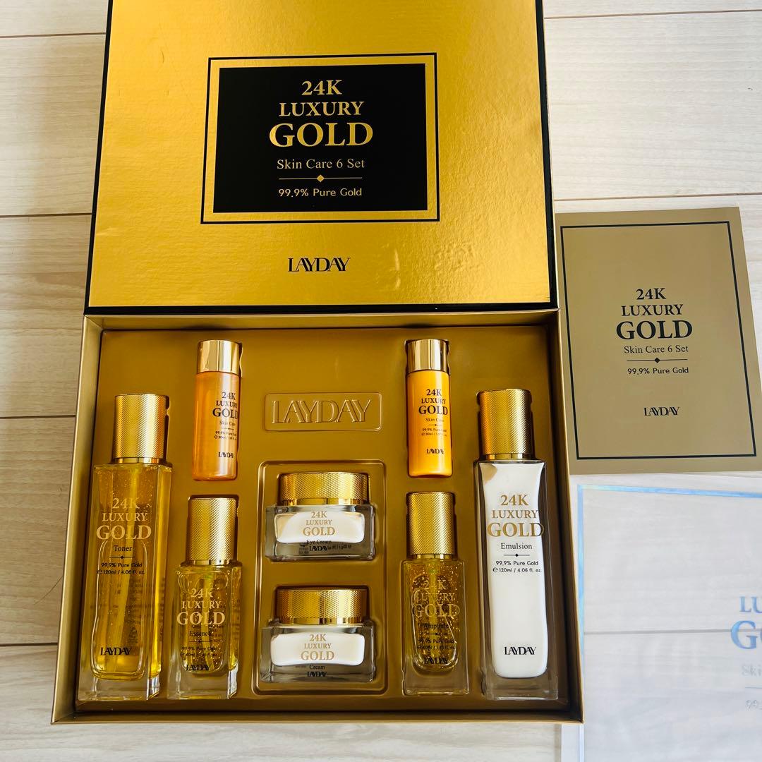 純金　LAYDAY 24Kラグジュアリーゴールド6セット　使用期限　2028