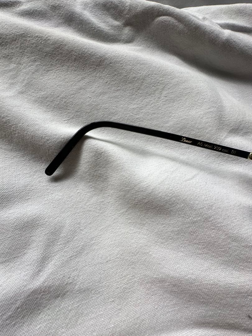 【お値下げ】lunor (スティーブ・ジョブズ) 度なし　伊達メガネ　黒縁メガネ