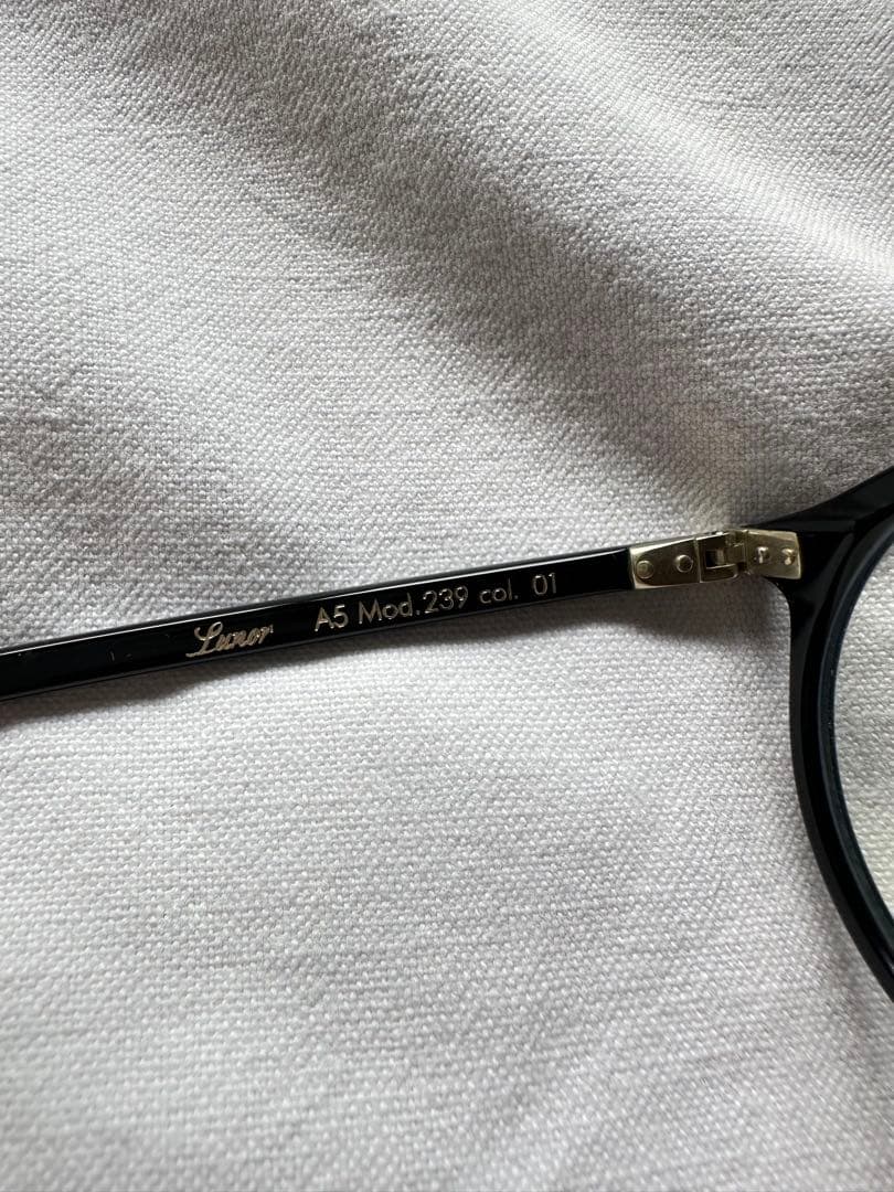 【お値下げ】lunor (スティーブ・ジョブズ) 度なし　伊達メガネ　黒縁メガネ