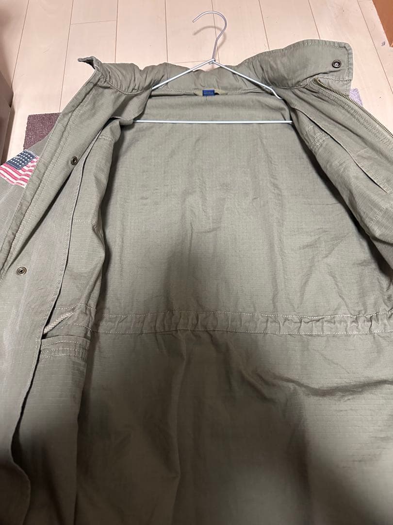 【希少】ポロ ラルフローレン ミリタリージャケット 背面ビッグプリント