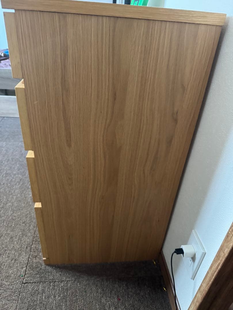 ピザさん専用/6月までお値下げ！【無印良品】木製チェスト4段 オーク材