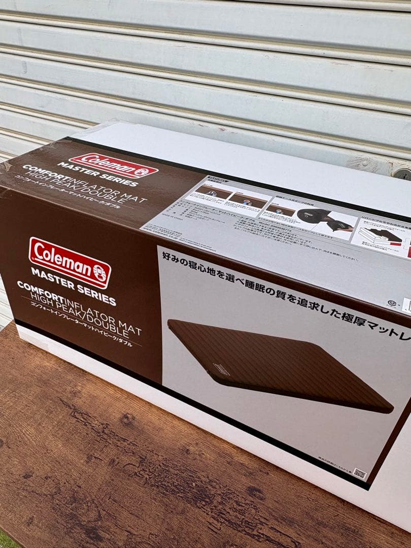 新品　コールマン コンフォートインフレーターマットハイピークWマスターシリーズ