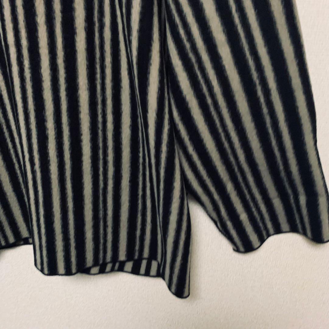 【希少、美品】JURGEN LEHL ウールコート　ストライプ　M