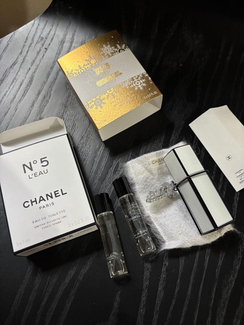 【未使用】CHANEL N°5 L'EAU リフィルセット ケース付き