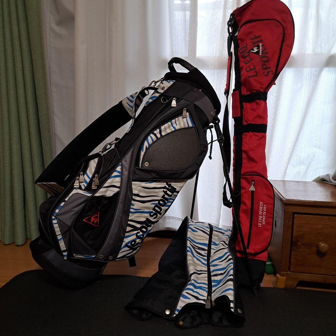 ルコックスポルティフキャディバッグスタンド式とセルフ用ショルダーバック