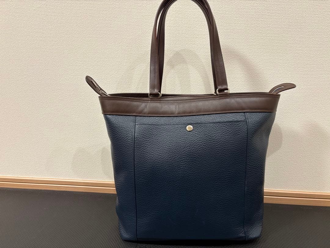 PORTER ネイビー レザー ビジネスバッグ　192-03749