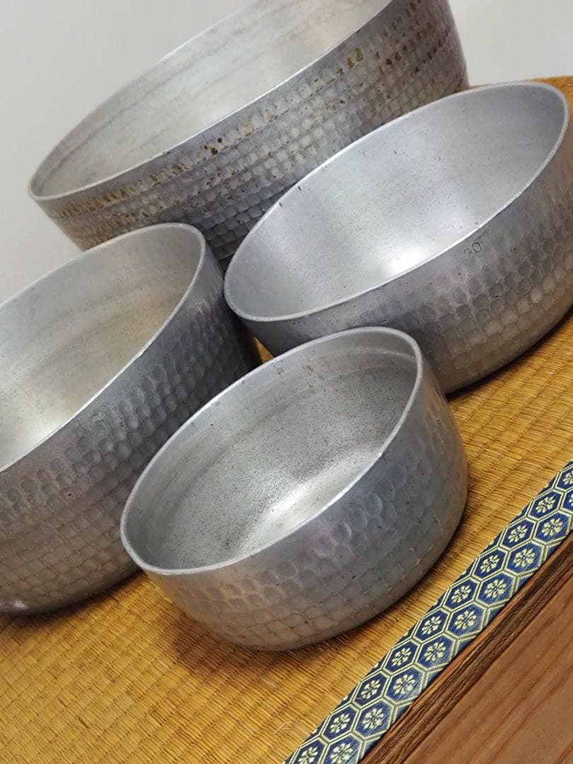 アルミ製　やっとこ鍋　雪平鍋　業務用　4点セット