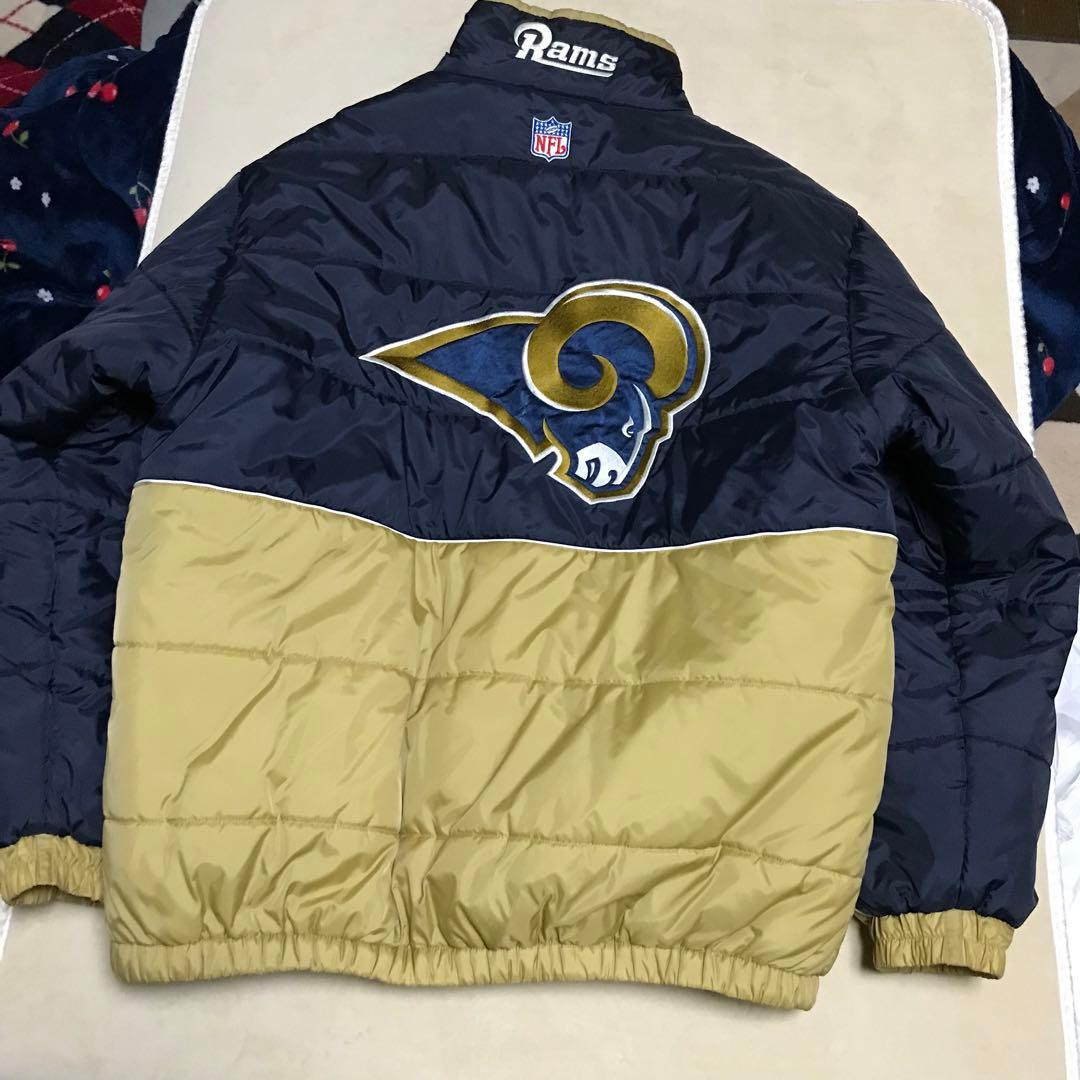 希少　リーボック×N F Lコラボ　ロサンゼルスラムズチームジャケット
