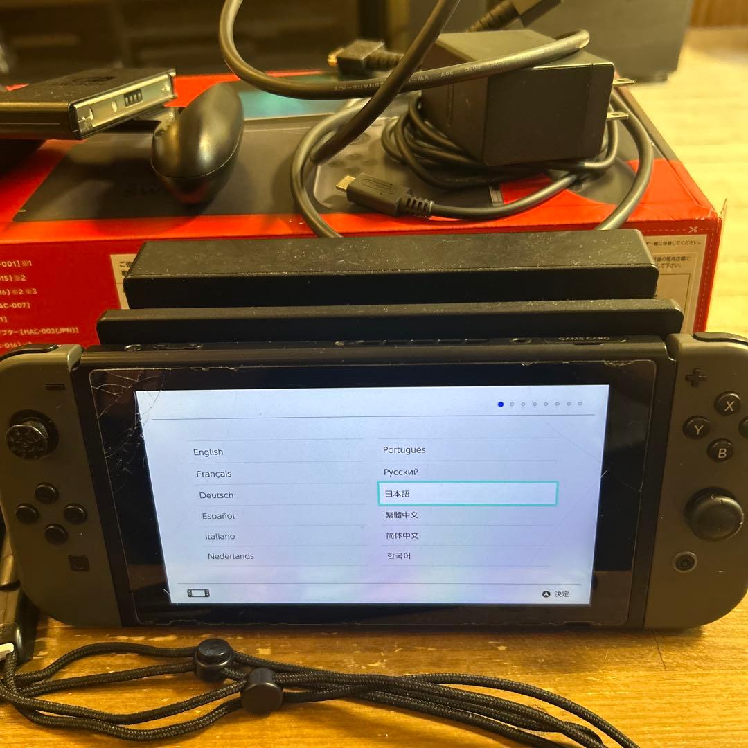 Switch Nintendo Switch Joy-Con L R グレー …