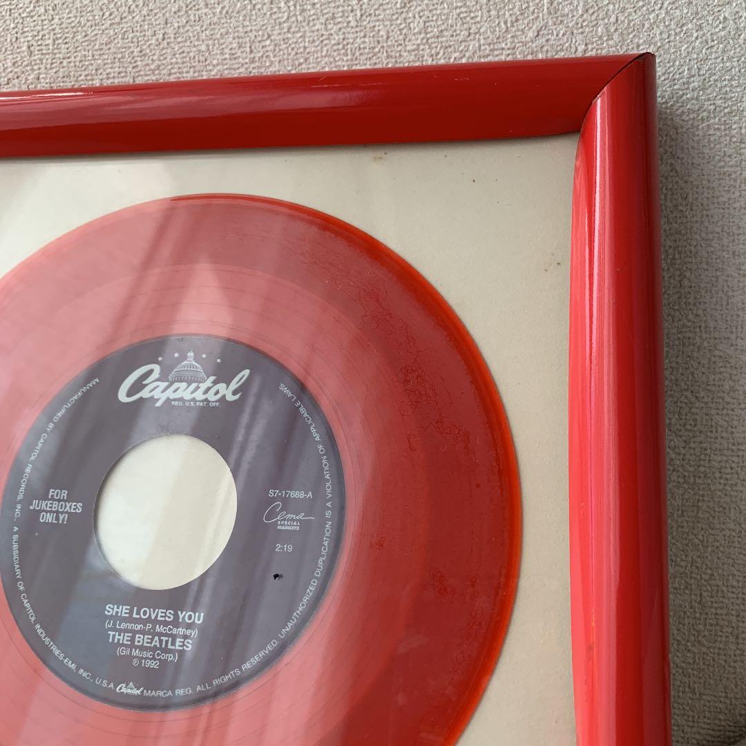 The Beatles ジュークボックス用レコード フレーム