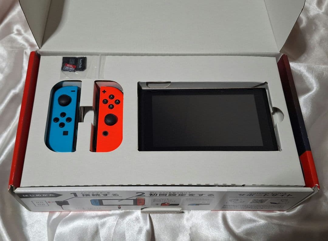 Nintendo Switch 本体 青/赤 SDカード付き