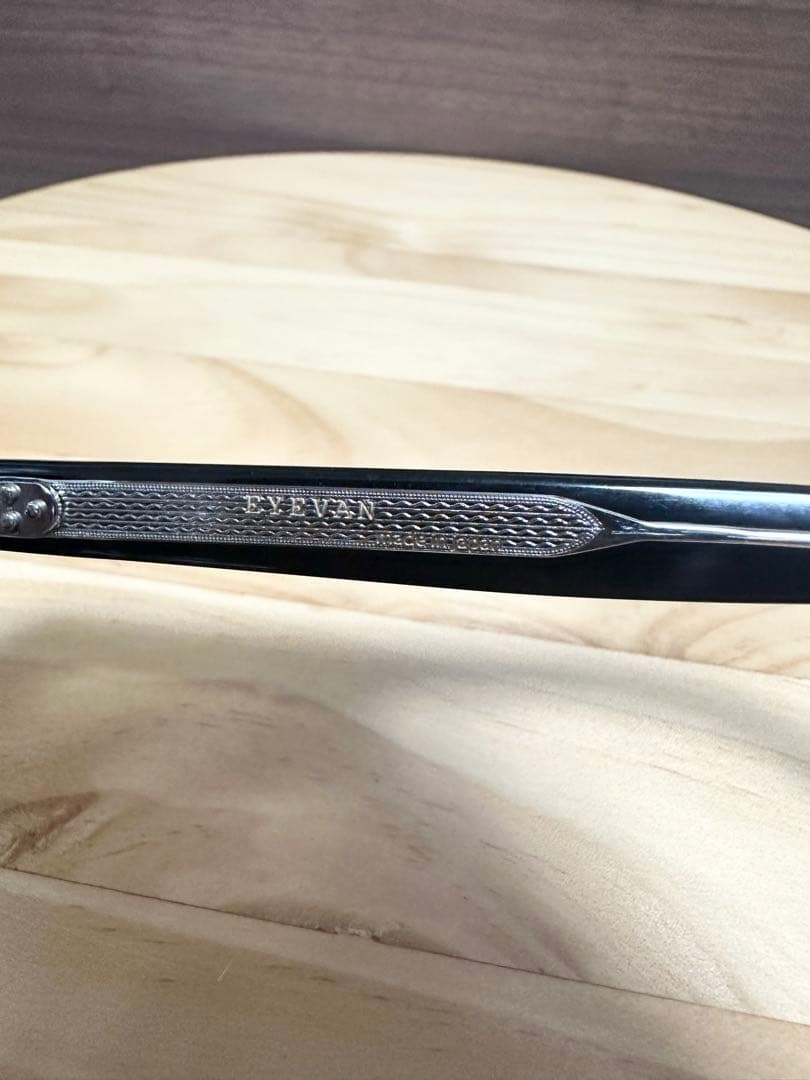 EYEVAN Byron 50 ブラック 度なし 眼鏡 サングラス アイヴァン