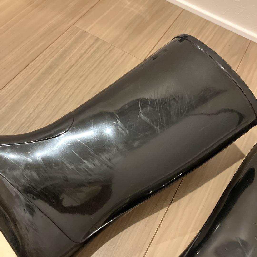 CHANEL カメリア　レインブーツ　長靴　サイズ39