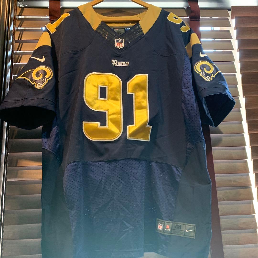 Nike NFL LOSANGELS Rams 91番 ユニフォーム古着