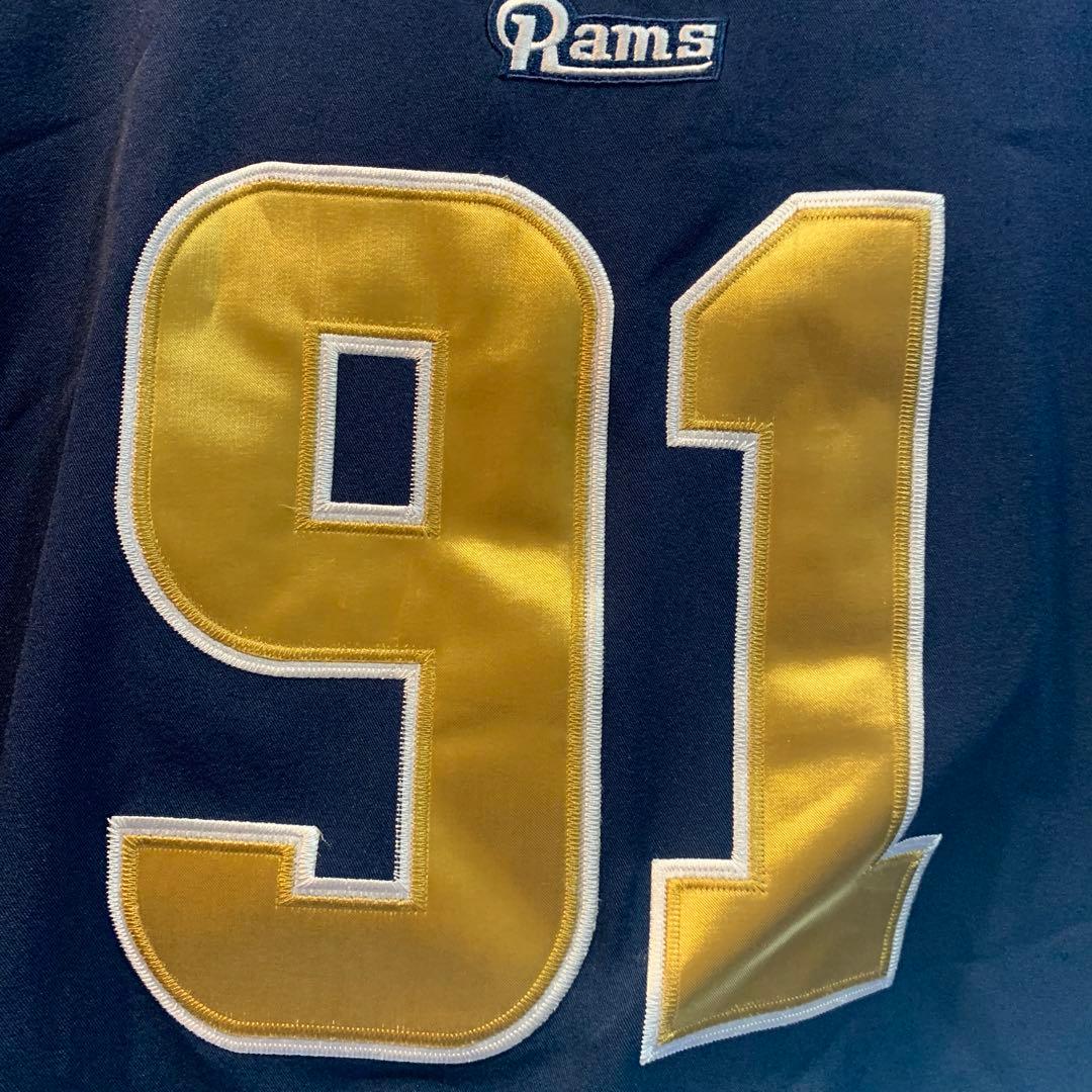 Nike NFL LOSANGELS Rams 91番 ユニフォーム古着