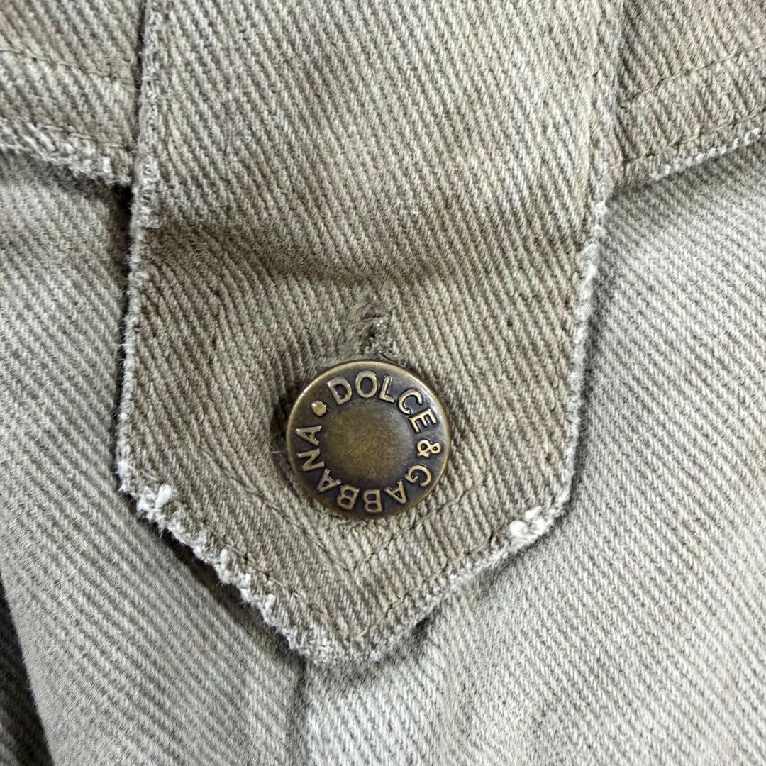 新品未使用 タグ付 ドルチェ&ガッバーナ ヒョウ柄 デニム ジャケット 40