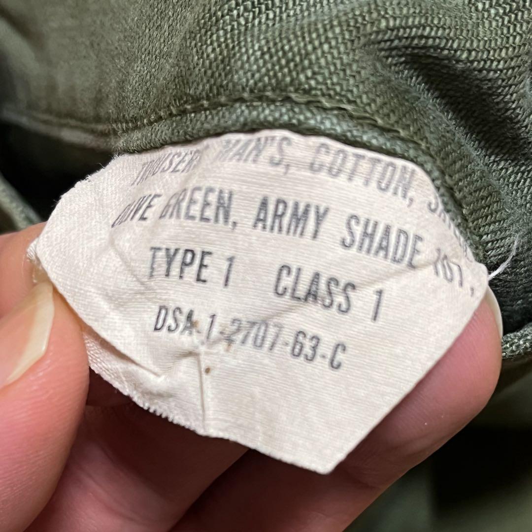 t*a様 60s US ARMY ベイカーパンツ OG-107 初期型 サイドア