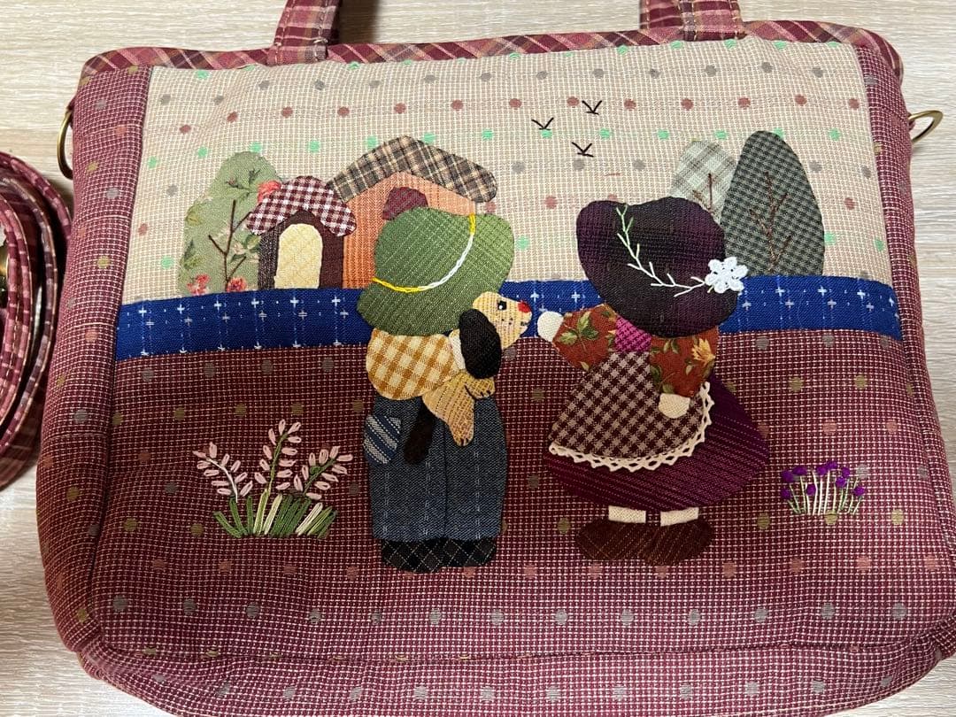 ★新作★スーちゃん＆ビリーくん＆いぬ＊2WAY（トート・ショルダー）ブラウン系