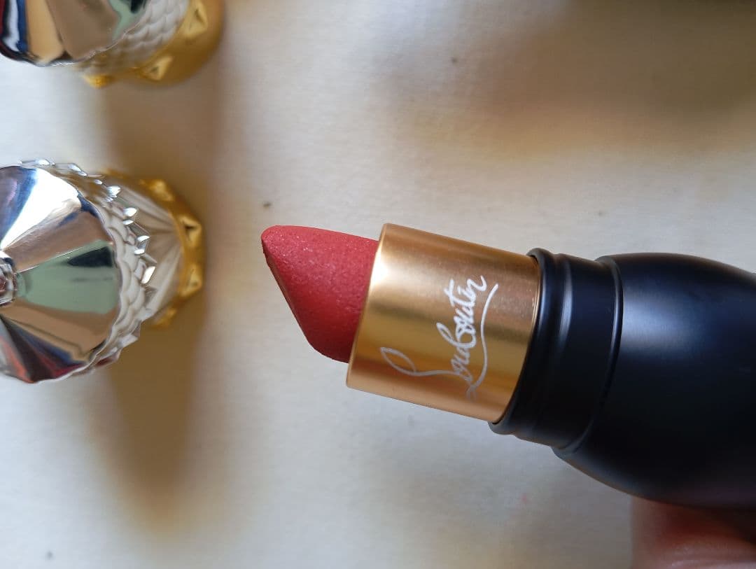 Christian Louboutin レッド系口紅3本セット 尖ったデザイン