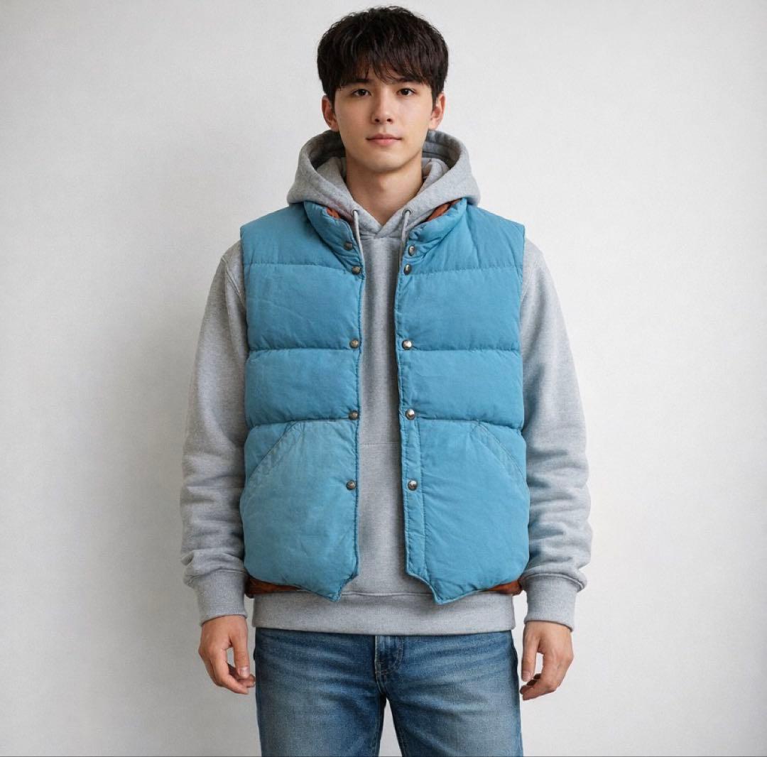 クレセントダウンワークス　ダウンベスト　USA製