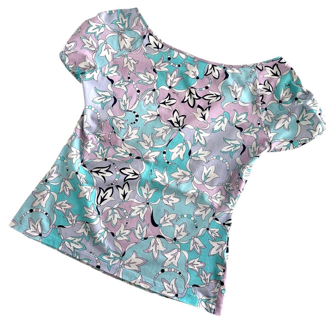 エミリオプッチ【EMILIO PUCCI】Tシャツ　トップス　カットソー　美品