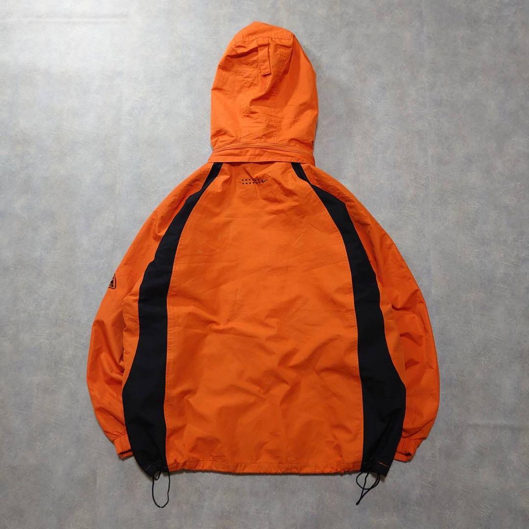 90s古着NIKE ACG マウンテンパーカー切替フードオレンジK137