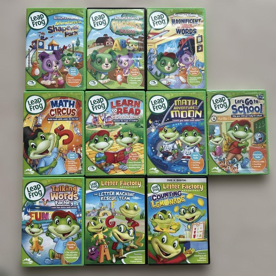 LeapFrog 英語DVD セット 10本