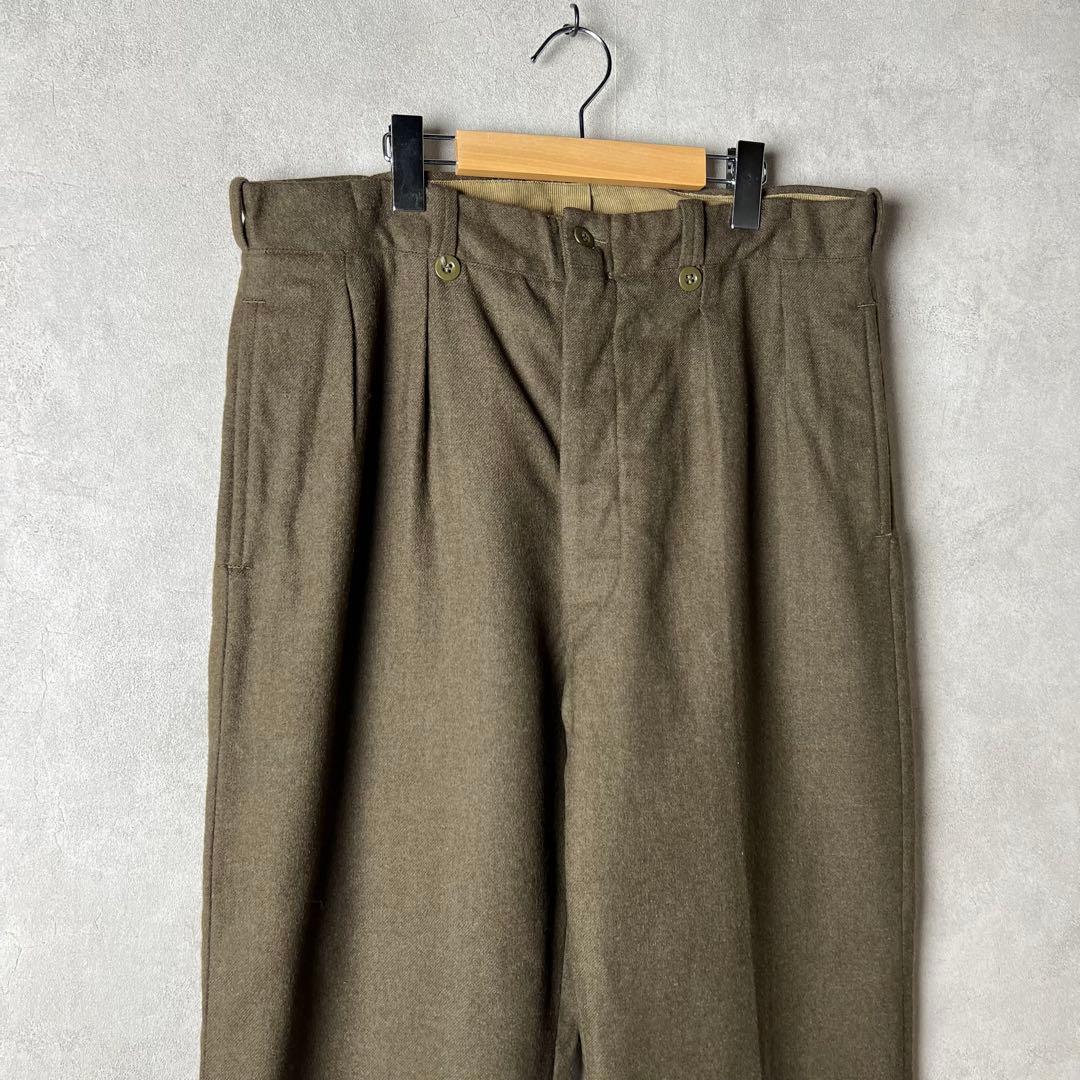 50s フランス軍 M-52 ウールトラウザーズ M52 厚手 vintage