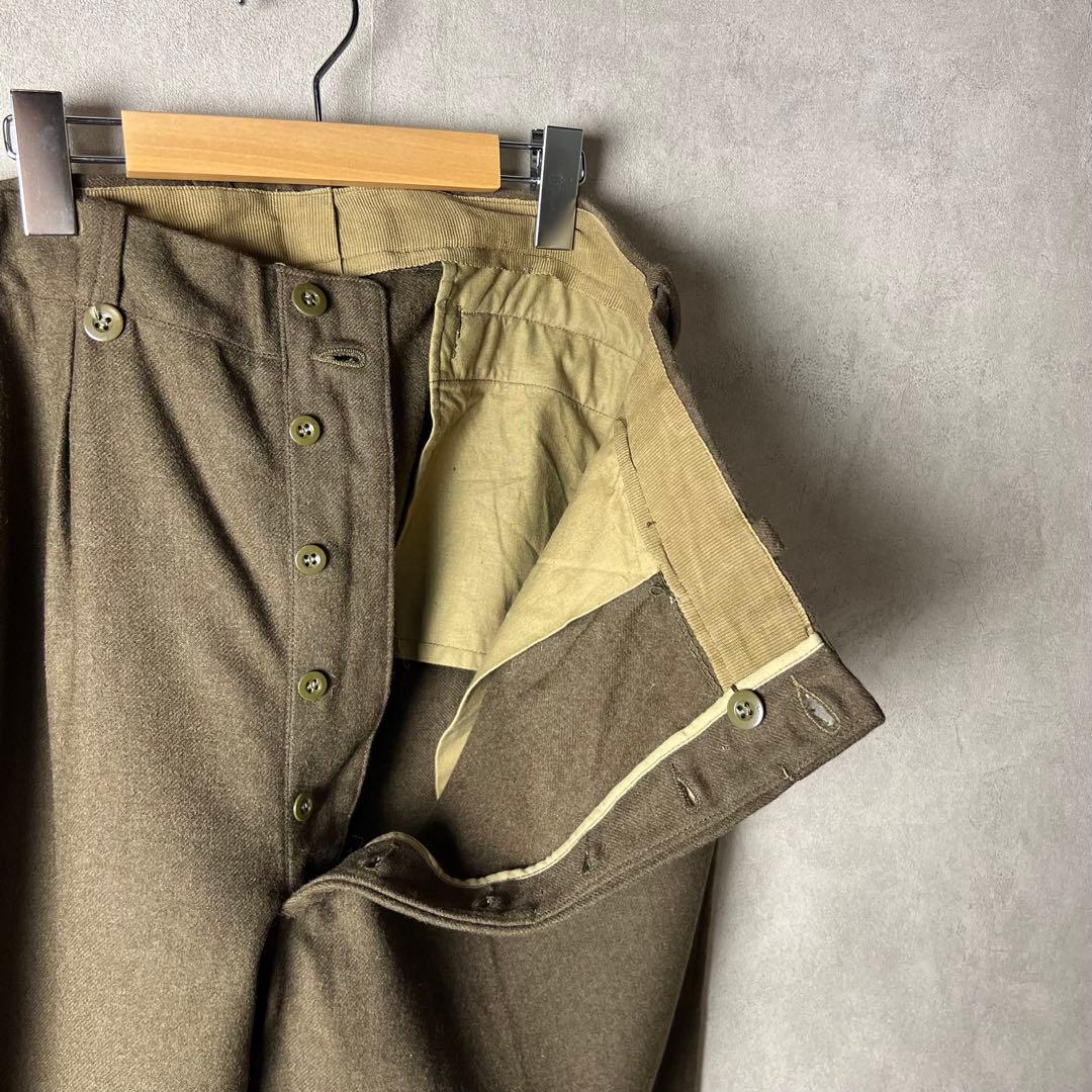 50s フランス軍 M-52 ウールトラウザーズ M52 厚手 vintage