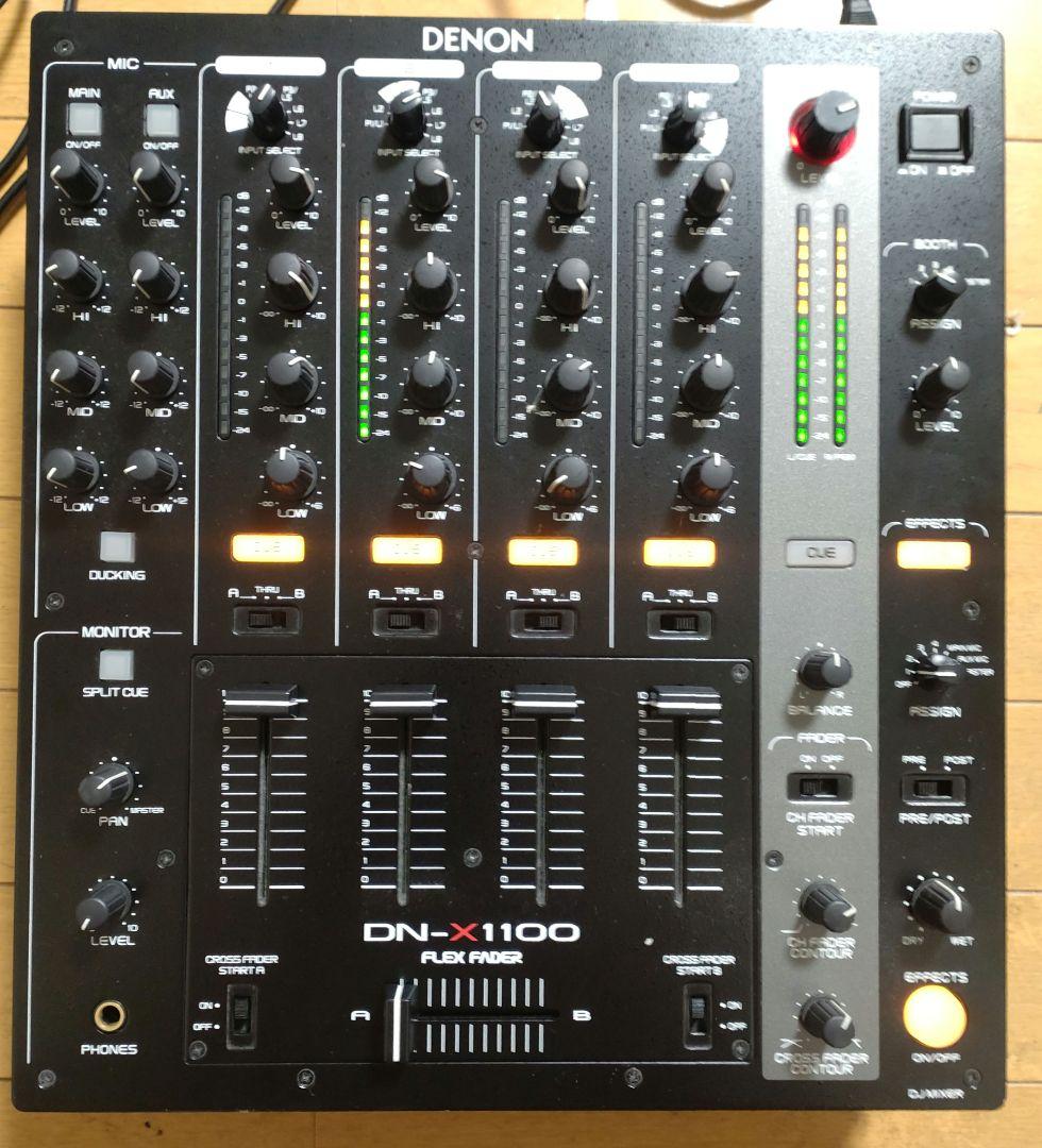 DENON DN-X1100 　動作確認済み　送料込み　DJミキサー 美品