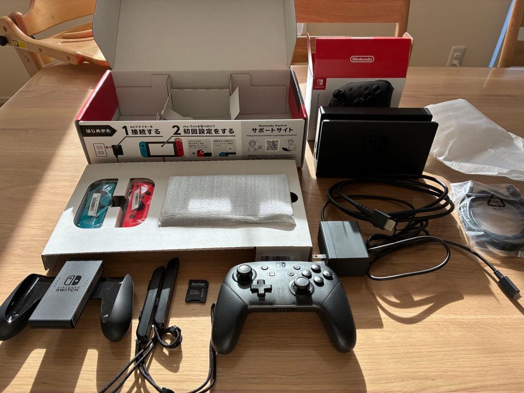 Nintendo Switch 本体 +プロコン+マイクロSD 32GB
