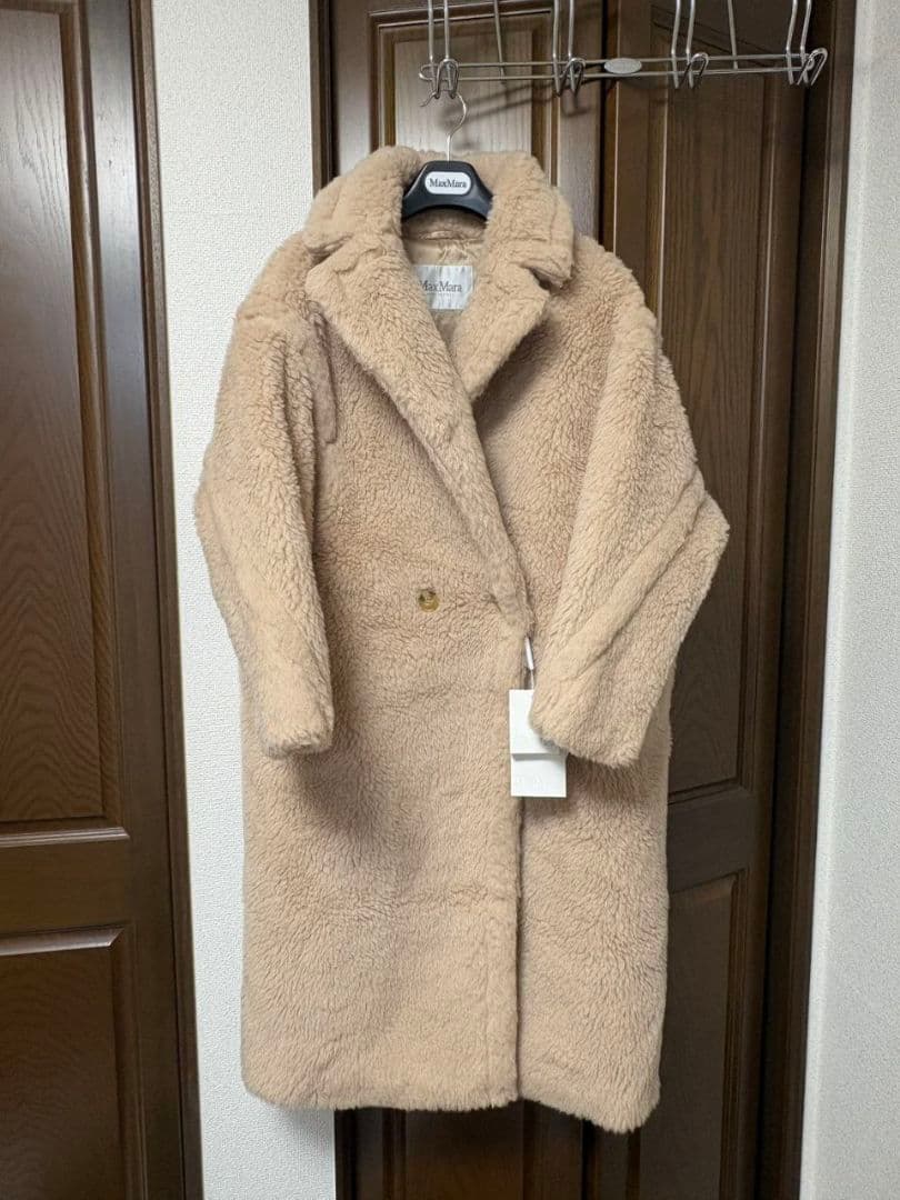 【新品未使用】Max Mara テディベア アイコンコート サンド XS 完売色