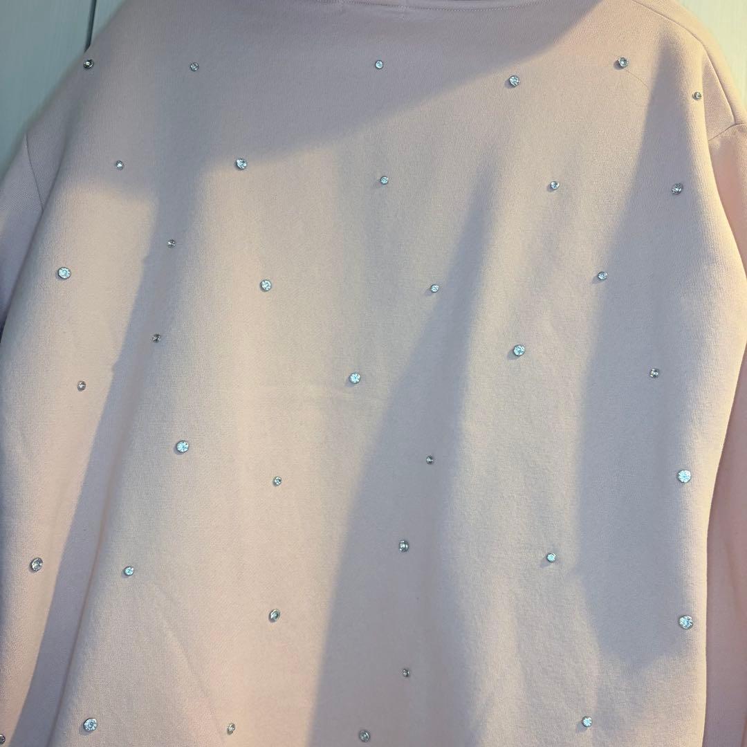 ♡ ダーリッチ Darich ♡ DDロゴビジュージップパーカー　ピンク