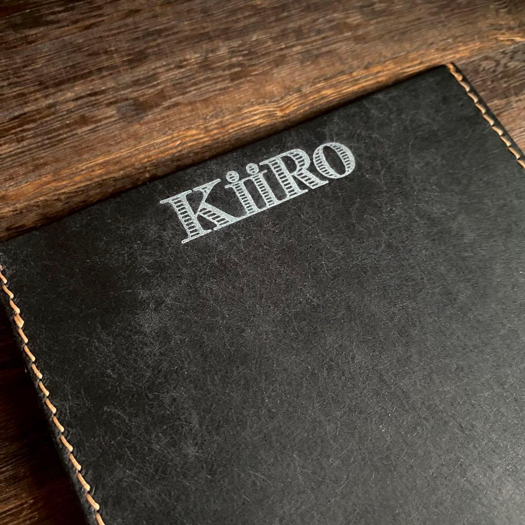 ノートスリーブ ブラック×キャメル