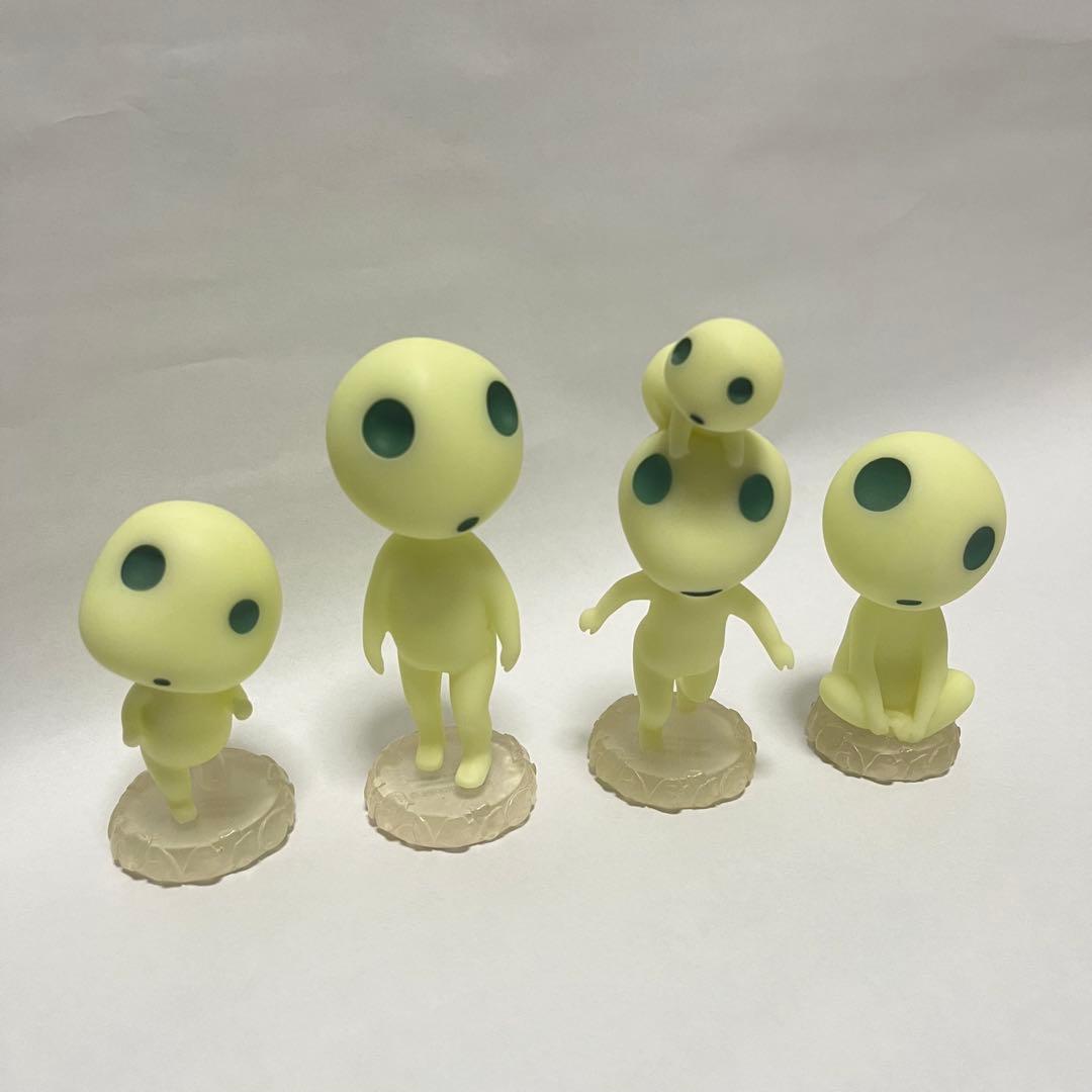 もののけ姫　25周年限定グッズ　シシ神　ジオラマフィギュア　コダマ　サン　短剣