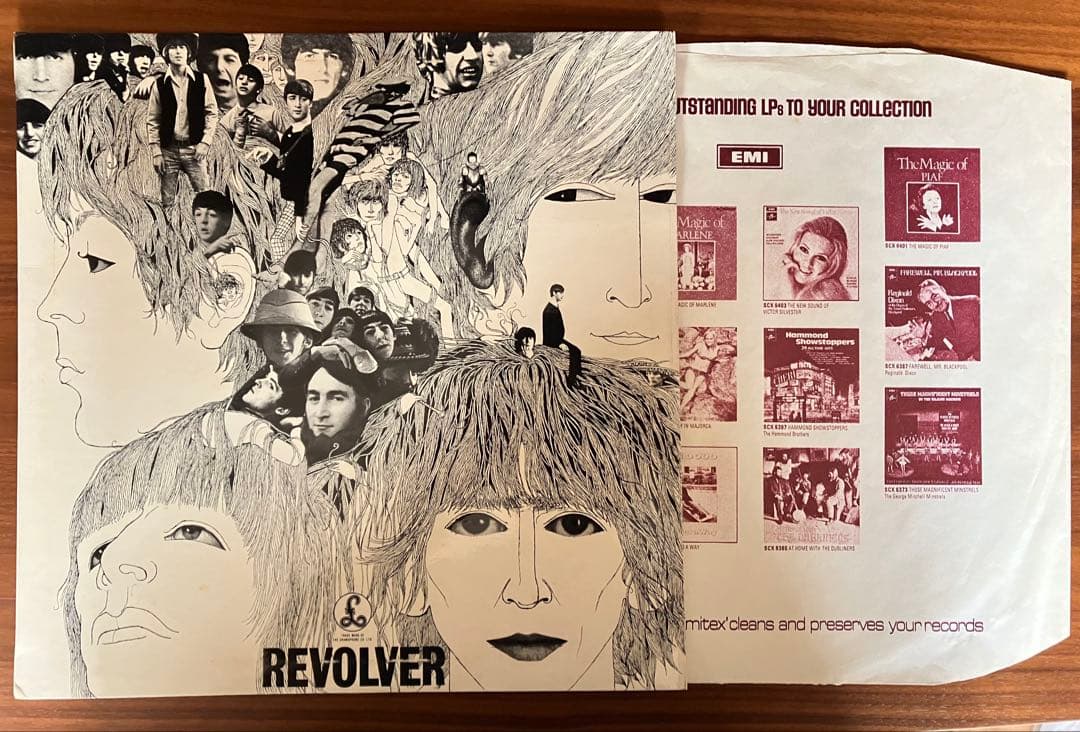 Beatles/REVOLVER UK盤 両面一桁スタンパーR/A稀少盤良音!