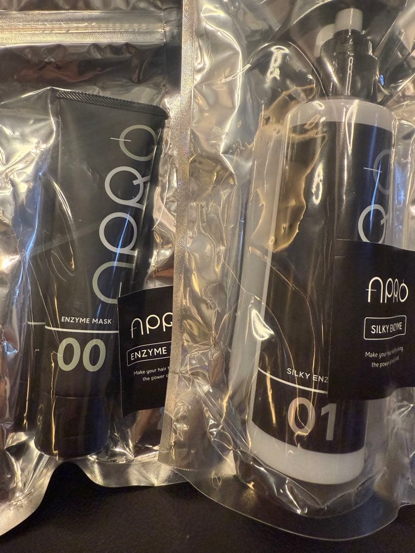 【新品】ENZYMEヘアトリートメント2種類セット／APRO 格2本ずつ