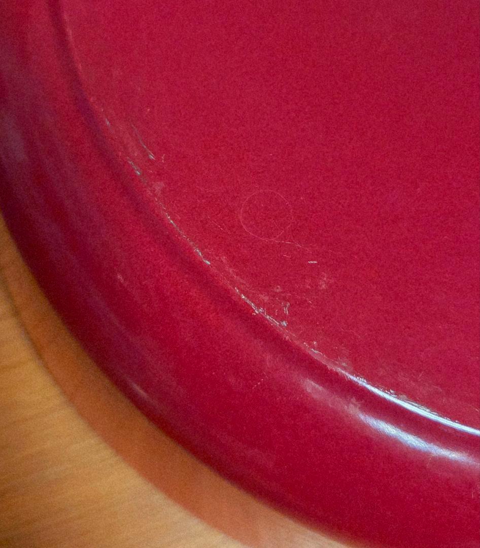 LE CREUSET　ココット・ジャポネーズ　24cm　チェリーレッド　美品