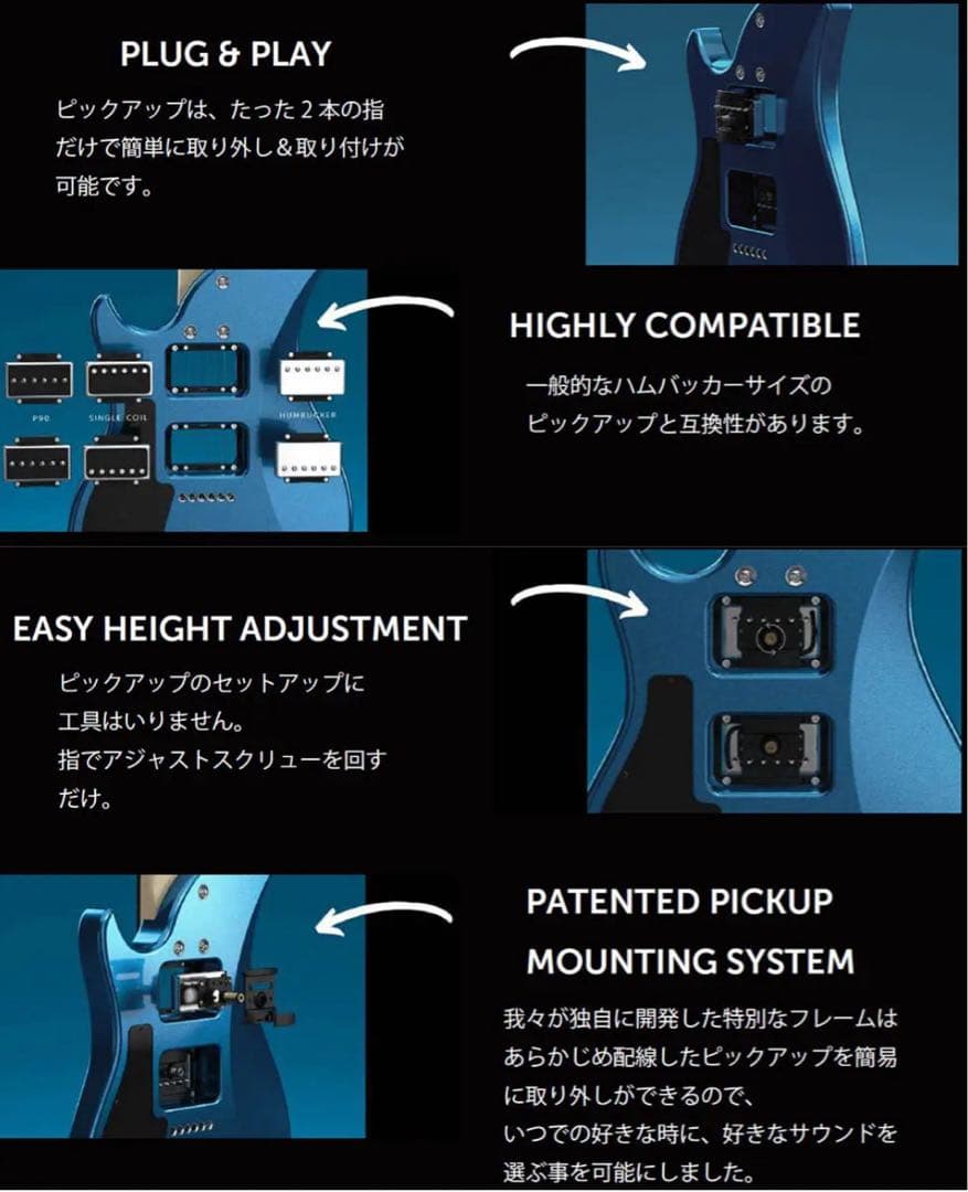 TRINITY BY RELISH エレキギター レッド