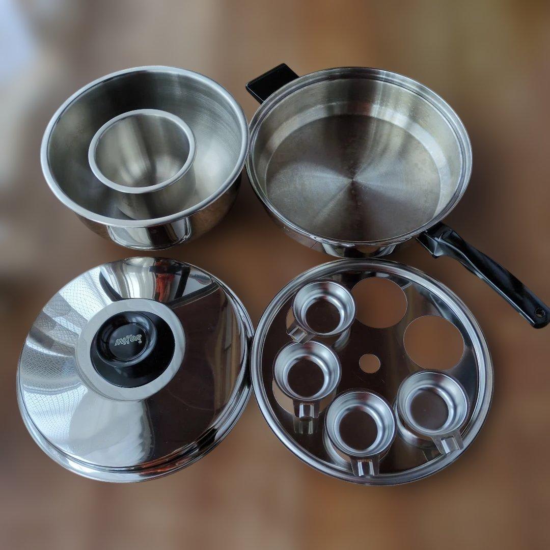 【最終お値下】INKOR フライパン　セニアラック・カップ・　ボール