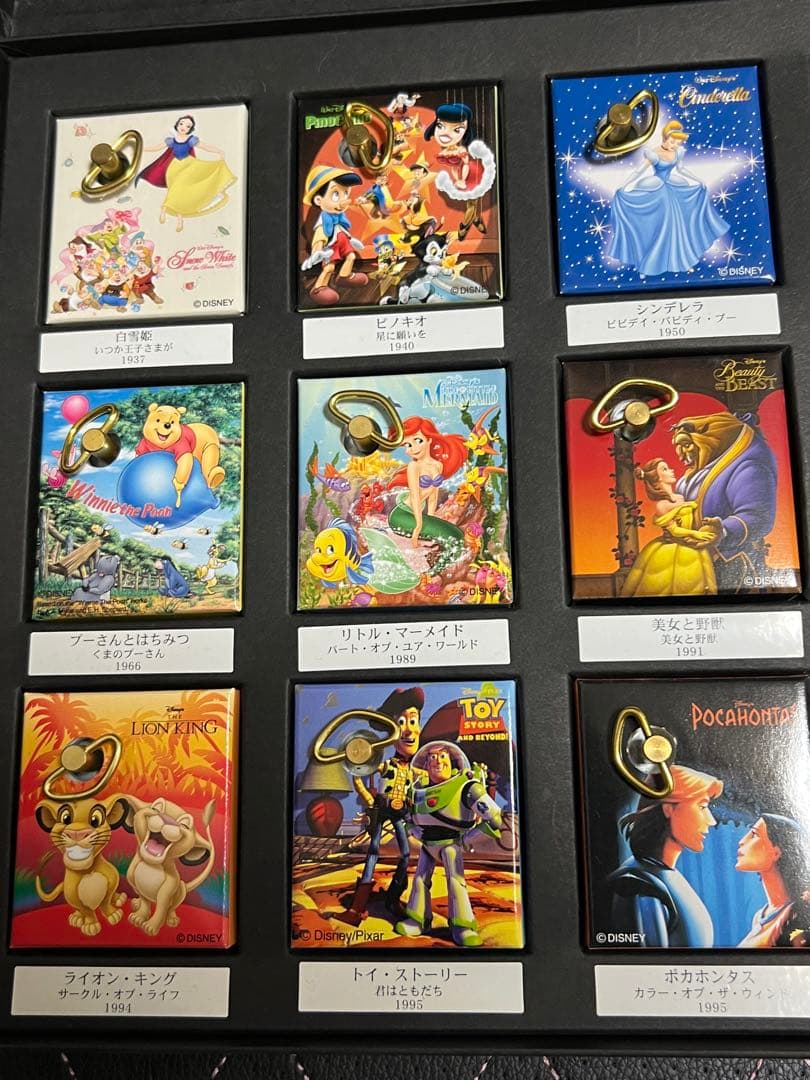 Disney store 15周年 ミニオルゴール 15個セット