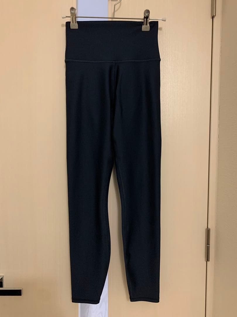 AlOネイビー ハイウエスト レギンス XSサイズ