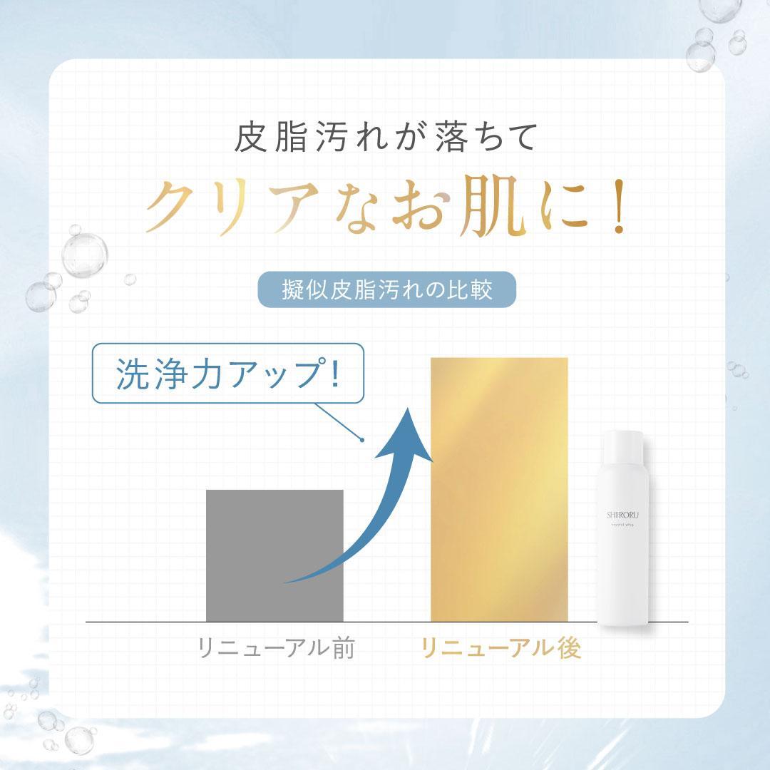 新品　SHIRORU　クリスタルホイップ６本セット&ホワイトニングゲル