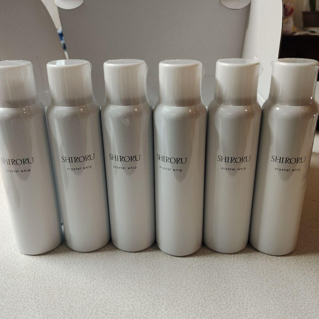新品　SHIRORU　クリスタルホイップ６本セット&ホワイトニングゲル