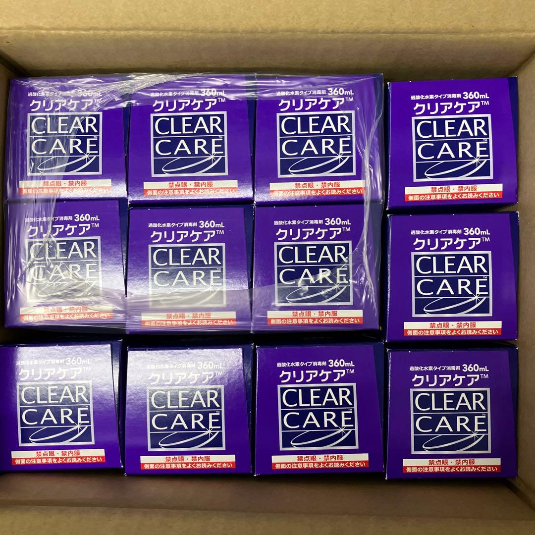 新製品クリアケア ソフトコンタクト洗浄液 360mL×12本