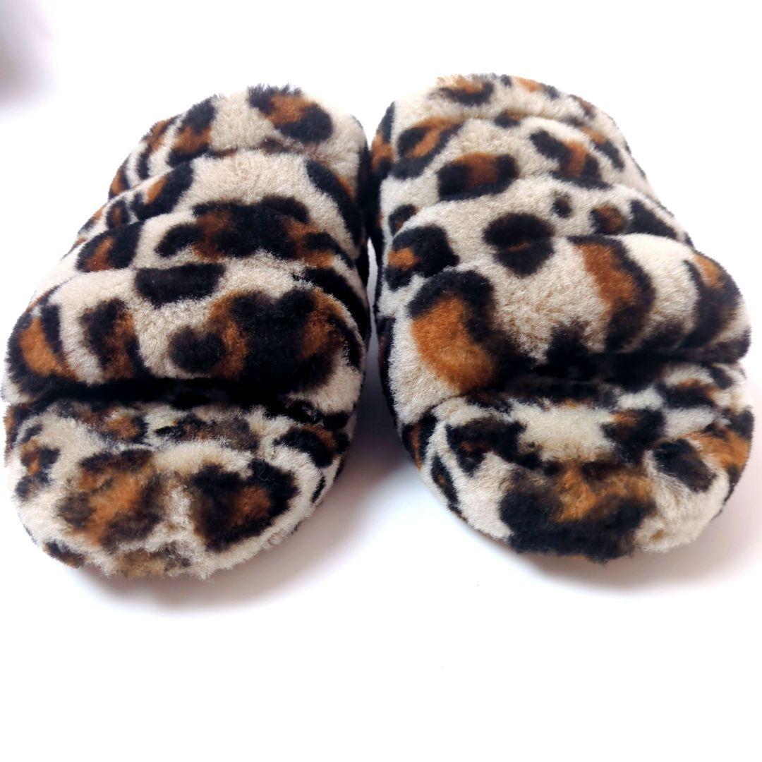 UGG FLUFF YEAH SLIDE　24cm 　レオパード　　24cm