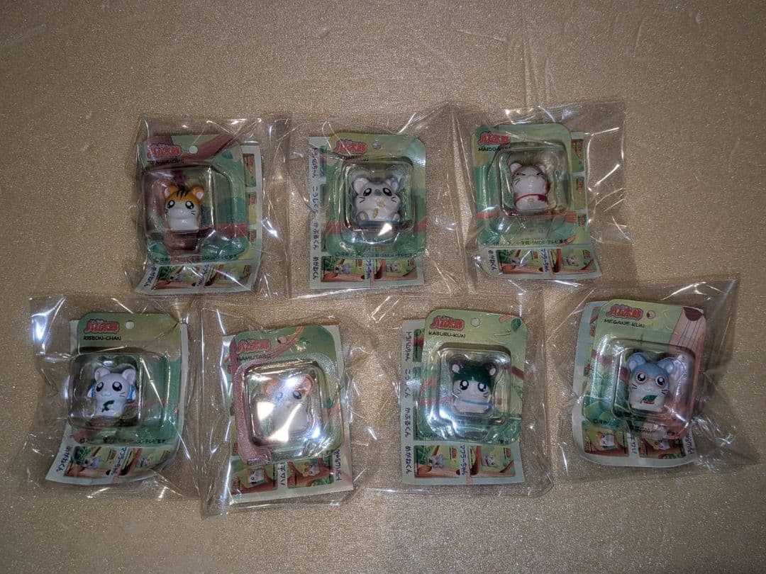 ∬　とっとこハム太郎「ハムちゃんず ブリスターフィギュア」未開封　７種類