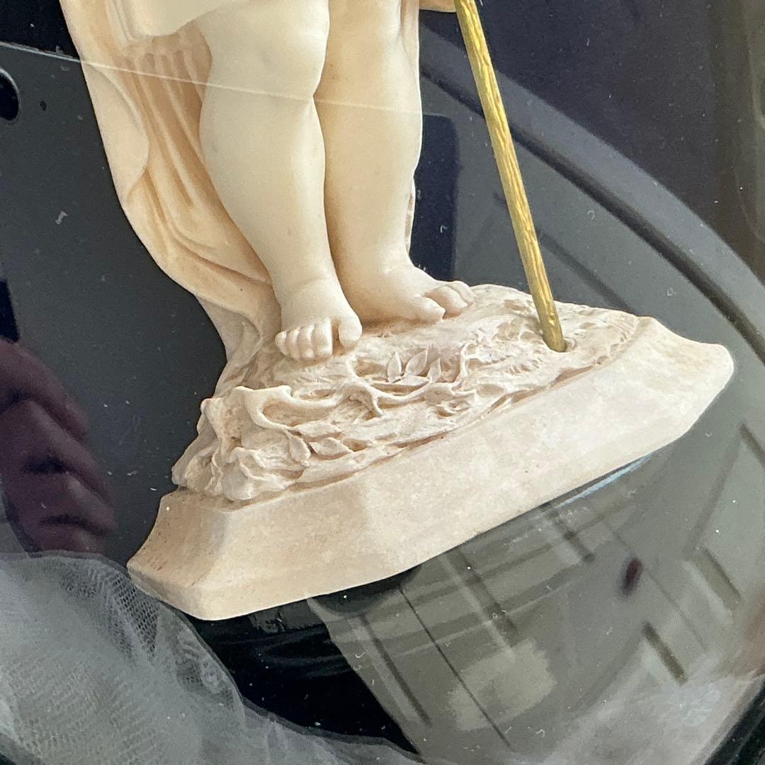 【希少】フランスアンティーク　美しい幼子イエス　メダイヨン　彫刻　レリーフ